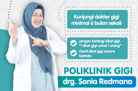 
 Salah satu dokter gigi di RSUD Kota Bogor, drg Sonia Redmana.(@rsud_kotabogor/Bogordaily.net)