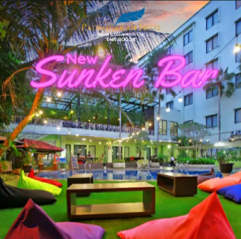 
 Sunken Bar di Hotel Padjadjaran Suites Resort & Convention.(Istimewa/Bogordaily.net)