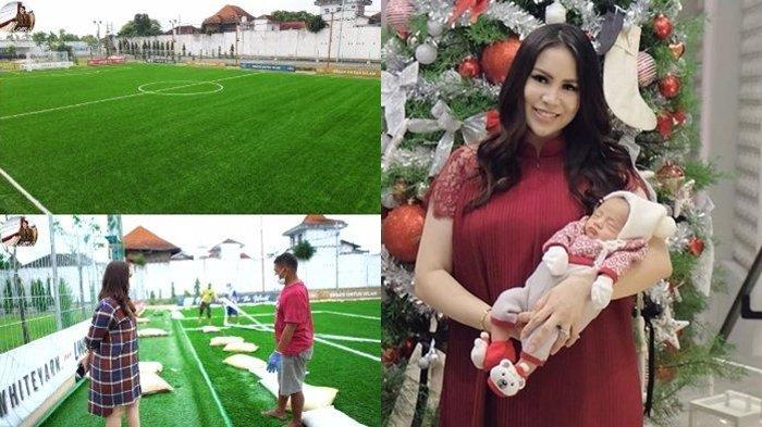 Tajir Melintir! Momo Geisha dan Suami Beri Hadiah Sang Anak Stadion Sepak Bola