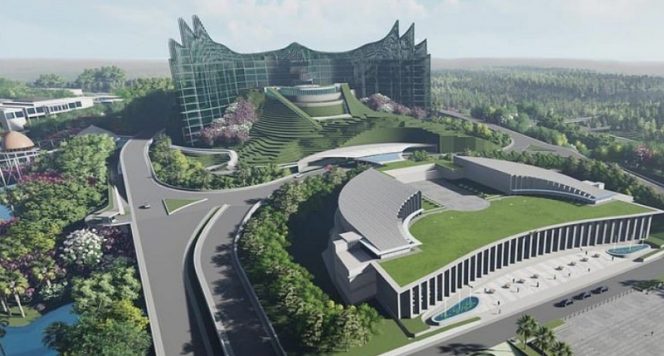 
 Beginilah Bentuk Bangunan Ibu Kota Negara, Yang Memakan Biaya Hingga Triliunan. (okezone/Bogordaily.net)