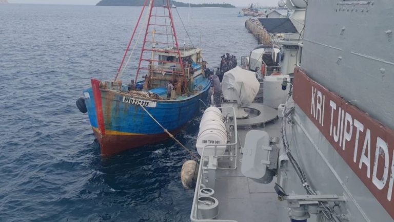 3 Kapal Berbendera Vietnam Ditangkap TNI AL Di Natuna