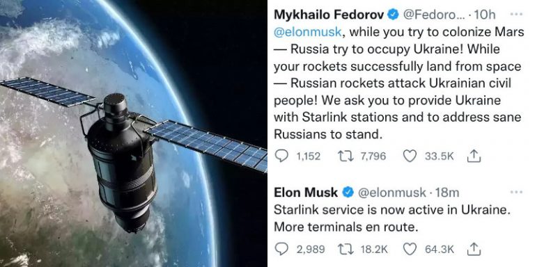 Elon Musk Bantu Aktifkan Jaringan Internet Ukraina