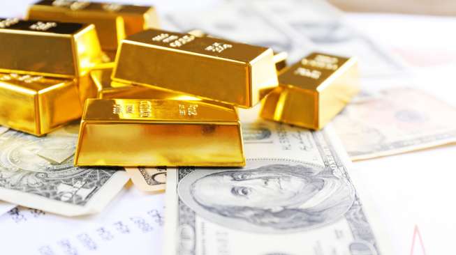 
 Ilustrasi emas. (Shutterstock/Bogordaily.net)
