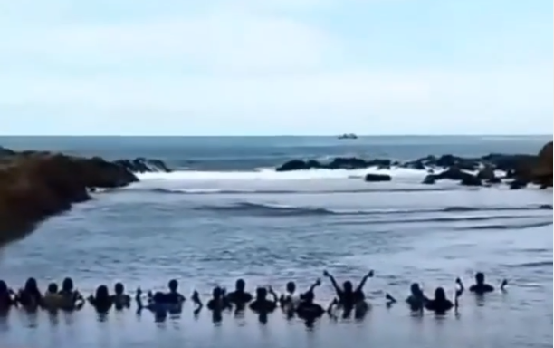 Viral Ritual di Pantai Jember Dibubarkan Polisi