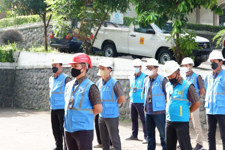 Sukseskan Bulan K3 Nasional, PLN UP3 Bogor Gelar Apel Siaga dan Simulasi Tanggap Darurat