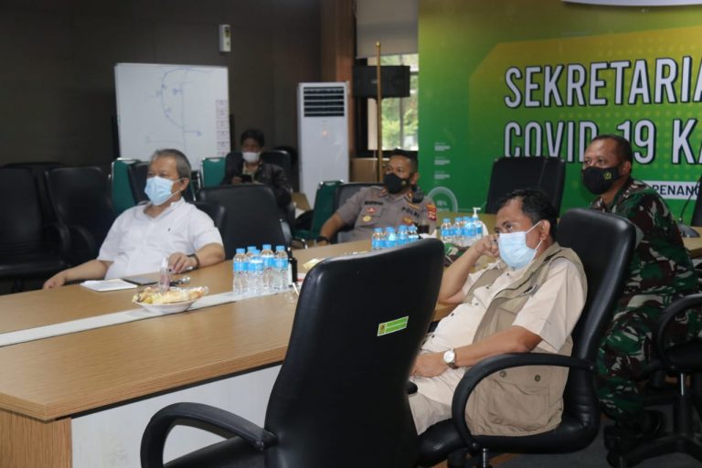 Satgas Covid-19 Kabupaten Bogor Ikuti Rakor Evaluasi PPKM Jawa Bali Bersama Menko Marves RI
