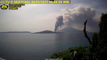 Status Gunung Anak Krakatau Level 2, Warga Pesisir Pantai Anyar Diminta Waspada