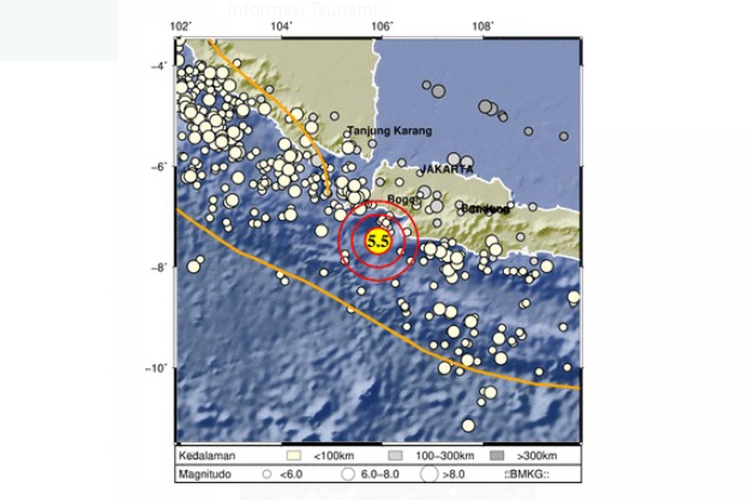 Breaking News! Gempa Bumi Guncang Banten dengan Kekuatan 5,3 Magnitudo