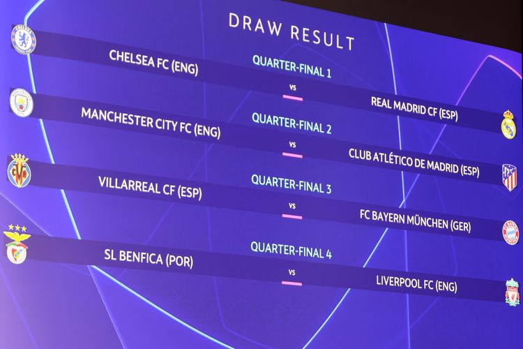 Hasil Drawing Perempat Final Liga Champions, Pertarungan Chelsea Lawan Real Madrid Terlalu Dini