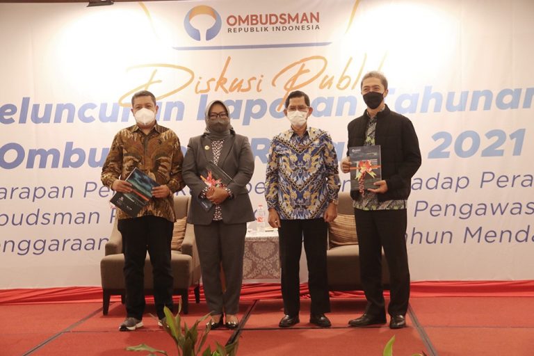 Wakil Wali Kota Bogor Terima Laporan Tahunan 2021 Ombudsman RI