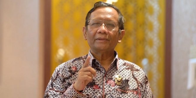 
 Menteri Koordinator Bidang Politik Hukum dan Keamanan (Menko Polhukam) Mahfud MD. (fajar/Bogordaily.net)