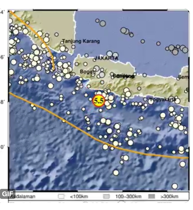 Breaking News! Gempa Berkekuatan 5,5 Magnitudo Mengguncang  Sukabumi