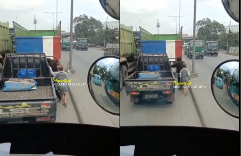 Viral Bocah Nekat Palak Sopir Saat Macet, Polisi Buru Pelaku