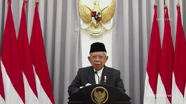 Tausysiah di Istana, Ma’ruf Amin: Penduduk Indonesia Penghuni Surga Paling Banyak