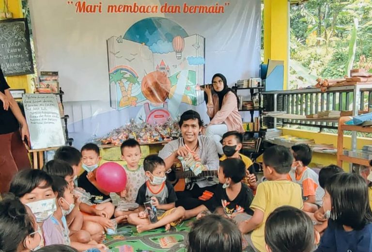 Sanimas Cemplang Bogor Jadi Ruang Membaca Aksara