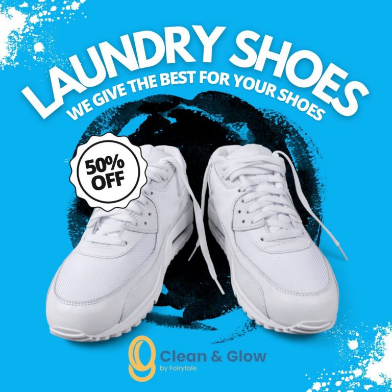 Cuci Sepatu dan Tas di Clean & Glow di Fairytale, Dapat Diskon 50%!