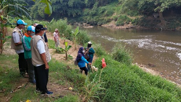 Sungai Cileungsi Tercemar, DLH Kabupaten Bogor Lakukan Ini