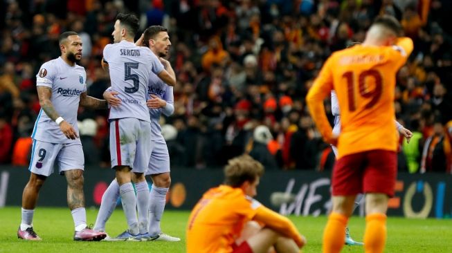 Singkirkan Galatasaray, Barcelona Melaju ke Perempat Final Liga Europa