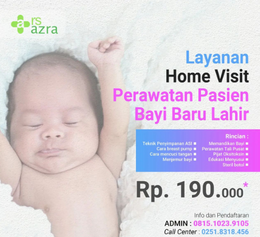 RS Azra Terima Layanan Home Visit untuk Perawatan Bayi Baru Lahir