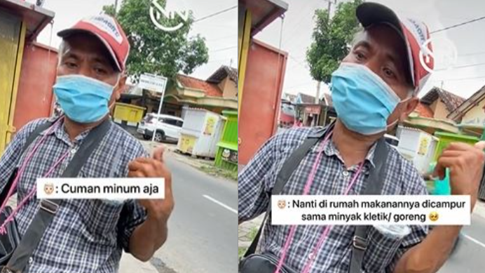 Salut! Pria Lansia Ini Tetap Kerja Meski Tubuhnya Susah Bergerak