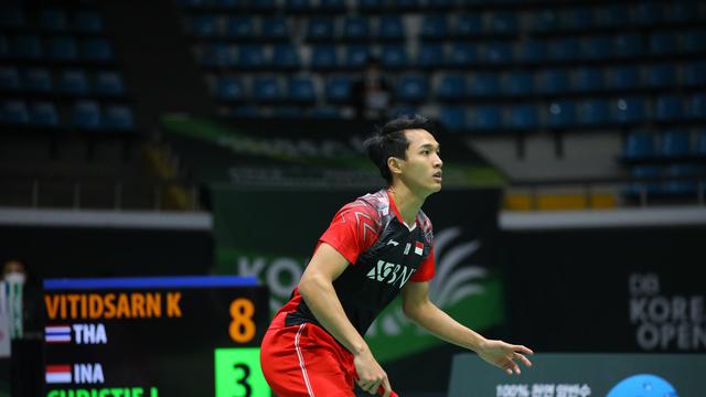 Ditaklukan China, Jonatan Christie Gagal Raih Juara di Korea Open 2022