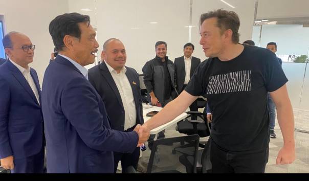 Wujudkan Keinginan CEO Tesla, Luhut Tawarkan Kawasan Hijau Kaltara Kepada Elon Musk