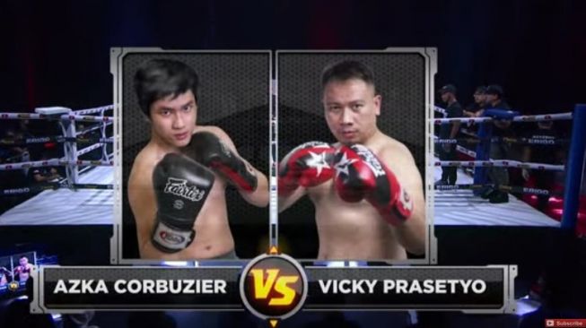 Boxing, Azka Corbuzier Vs Vicky Prasetyo Trending 1 di YouTube