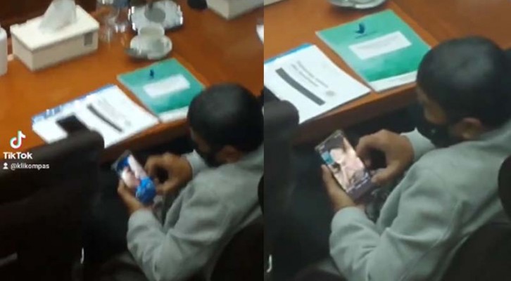 Viral! Video Anggota DPR RI Asik Nonton Bokep Saat Rapat Vaksin Covid-19, MKD Beri Tanggapan