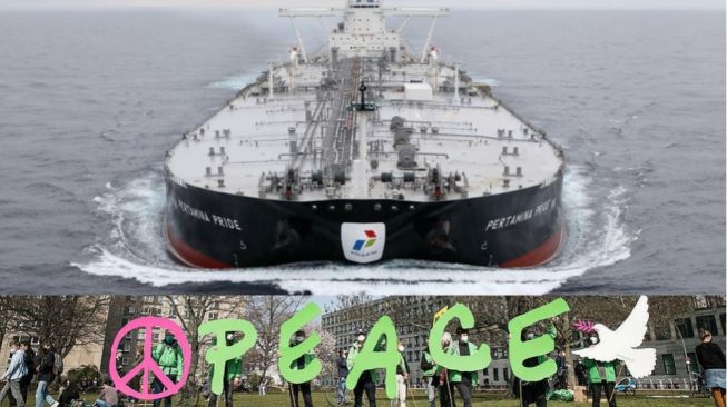 Trending! Greenpeace Cegat Kapal Pertamina dari Rusia, Warganet: Salah Waktu Banget