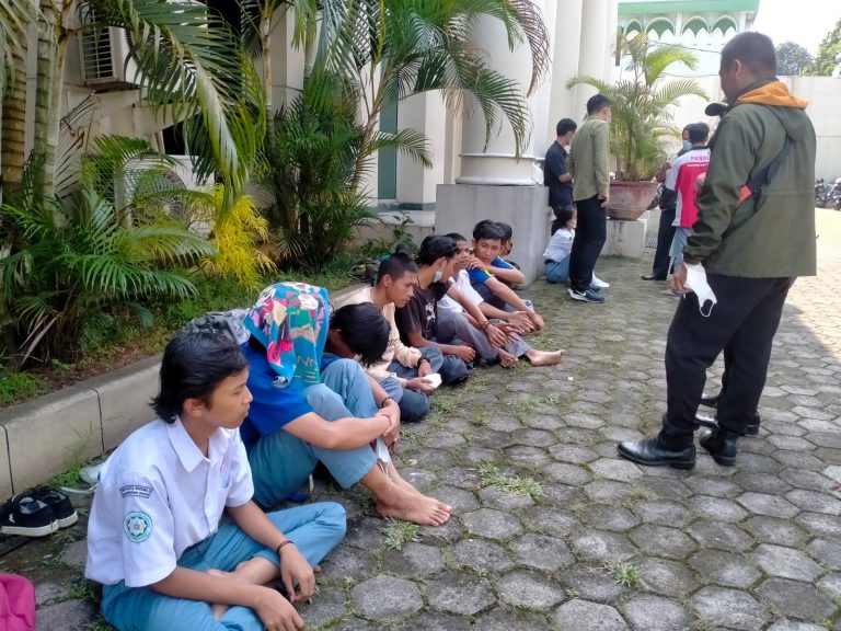 Hendak ke Jakarta Ikut Demo, Belasan Siswa Diamankan Satgas Pelajar Kota Bogor