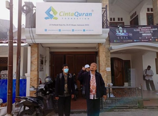 
 Cinta Quran Foundation yang berlokasi di Jalan Raya Parikesit no 35 dan 37 Kota Bogor. (Istimewa/Bogordaily.net)