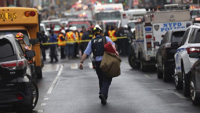 Pelaku Penembakan Kereta Bawah Tanah di New York Ditangkap