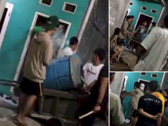 Viral! Aksi Para Remaja Bangunkan Sahur, Disiram Air Oleh Pemilik Rumah