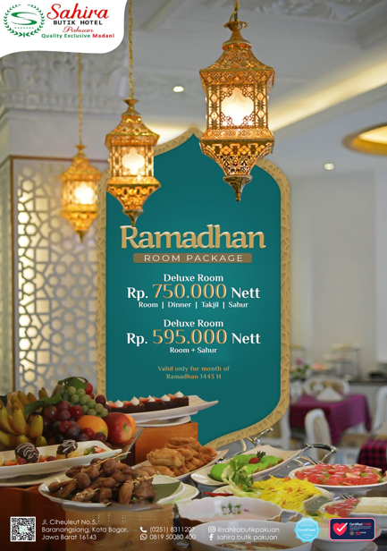 Sahira Butik Pakuan Beri Diskon Nginap Spesial Ramadhan, Sudah Termasuk Makan Sahur!