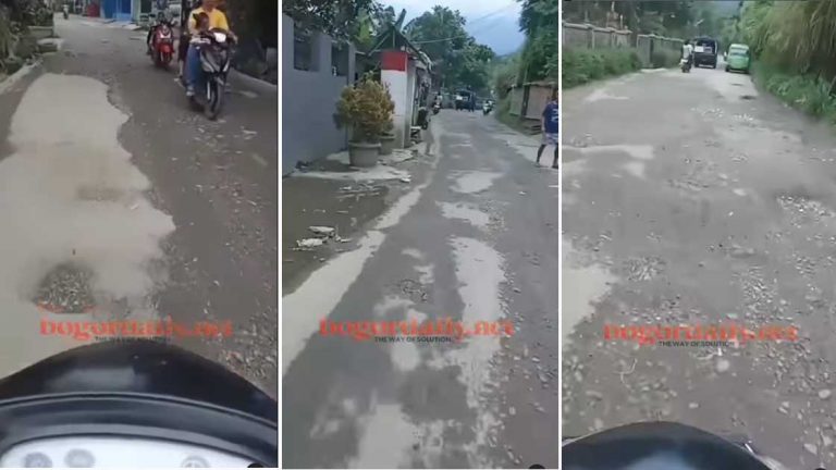 Keluhkan Jalan Rusak di Tamansari Bogor, Warganet: Cor Jalannya!