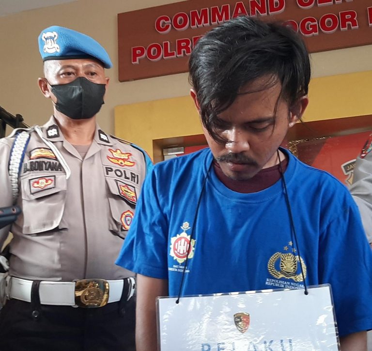 Inilah Tampang Pelaku Pembunuhan Wanita di Kamar Kost Pancasan, Kota Bogor