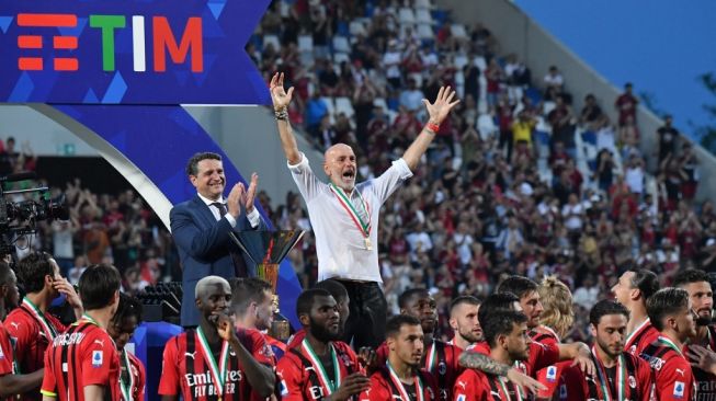 Rayakan Scudetto AC Milan, Medali Stefano Pioli Hilang Dicuri