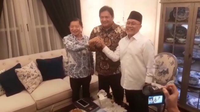 Ssstt… Ketum Golkar, PAN, dan PPP Ketemuan Malam Jumat, Bahas Apa Ya?