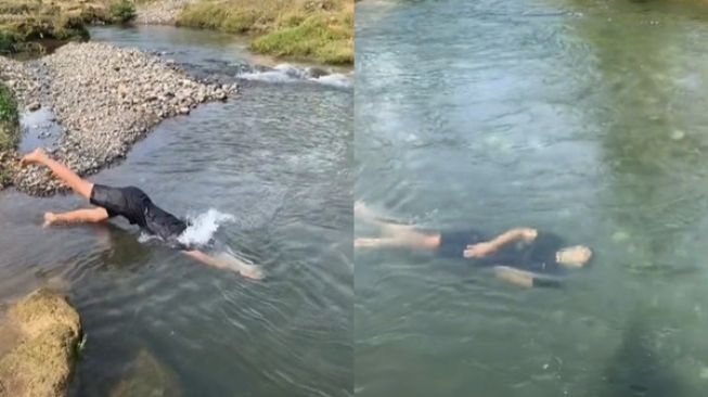 Cara Berenang di Sungai Agar Tak Terseret Arus seperti Anak Ridwan Kamil