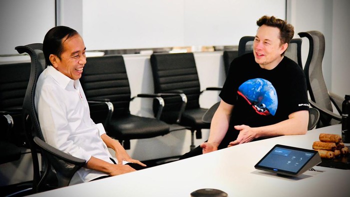 Jumpa Elon Musk di SpaceX, Jokowi Diajak Ngobrol Populasi Penduduk