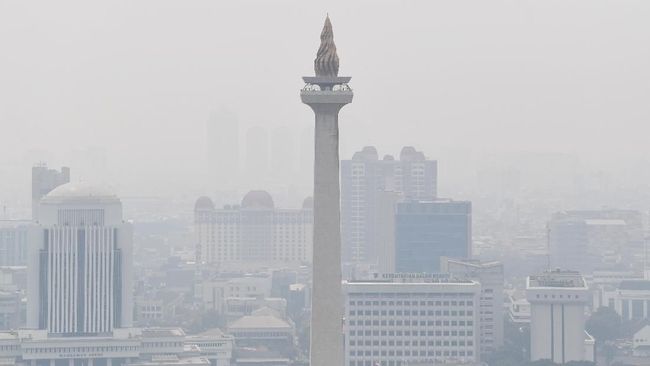
 Partikel Udara di Jakarta Semakin Tercemar, BMKG Berikan Penjelasan. (cnnindonesia/Bogordaily.net)