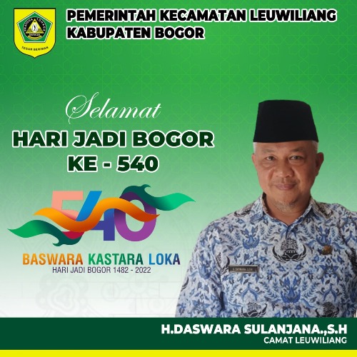 Peringati Hari Jadi Bogor ke-540, Camat Leuwiliang Berharap Jadi Momentum Pemulihan Ekonomi