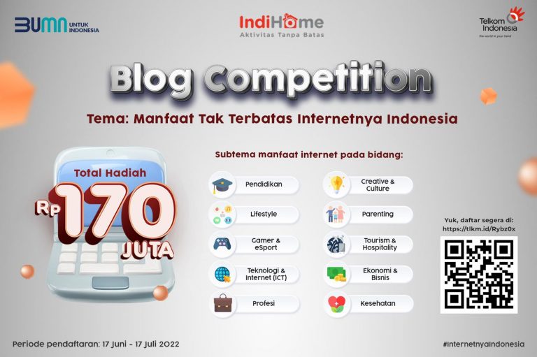 Para Blogger, Yuk Ikutan Blog Competition IndiHome 2022!