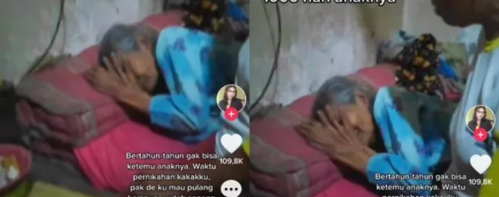 Bikin Haru, Video Nenek Sedih Rindu Ingin Ketemu Anaknya Ditonton 1,4 Juta Kali