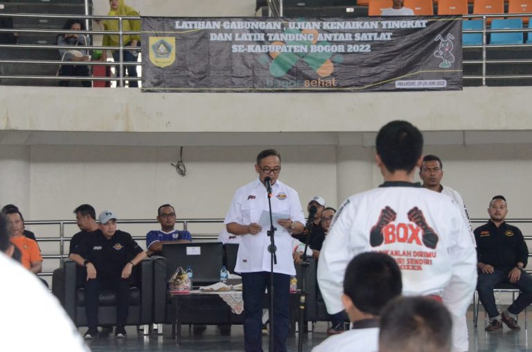 Ujian Kenaikan Pangkat dan Latgab Lahirkan Calon Atlet Tarung Derajat Kabupaten Bogor Berprestasi