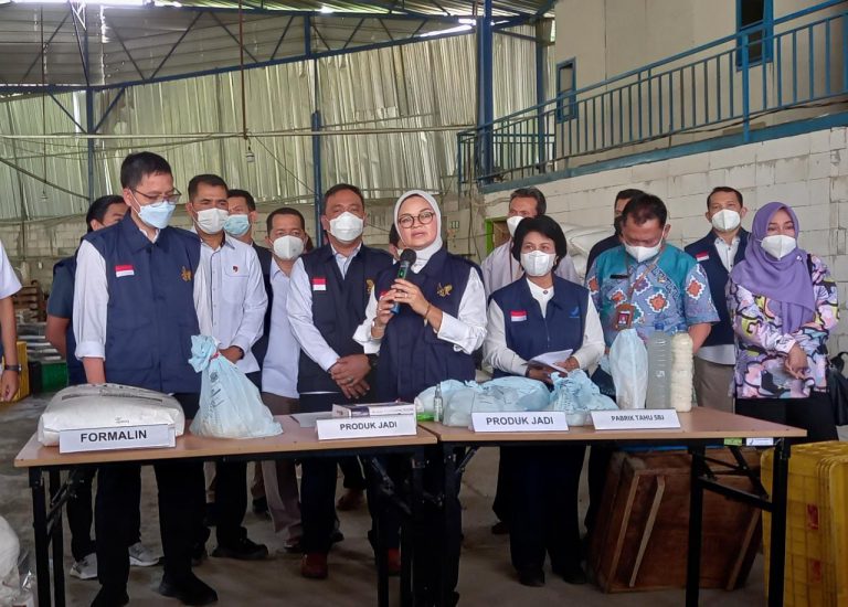BPOM RI Berhasil Ungkap Pabrik Tahu Berformalin di Kabupaten Bogor