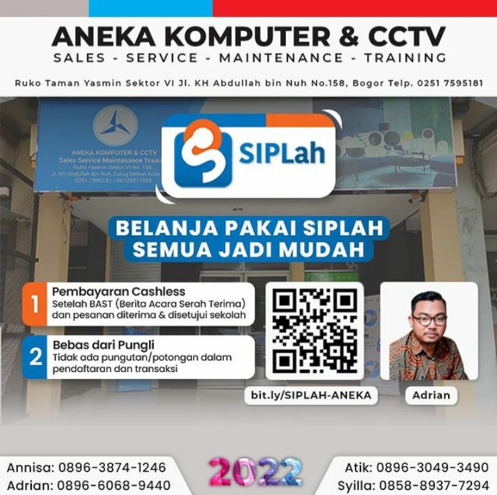 Keunggulan Belanja Menggunakan SIPLah di Aneka Komputer & CCTV Bogor