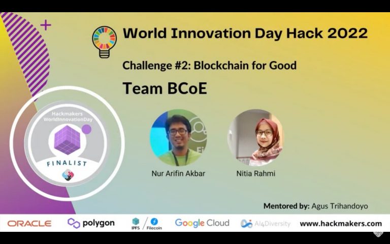 Digital Talent BRI Torehkan Prestasi di Ajang UN World Innovation Day Hack 2022
