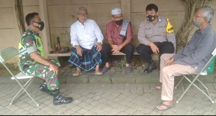 Jelang Idul Adha, Koramil 06-04/Bogor Barat Lakukan Kunjungan ke Masjid Baitur Ridwan