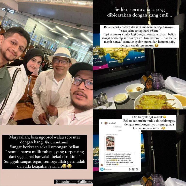 Selfie Bareng Ridwan Kamil di Bandara, Selebgram Ini Dikecam Netizen : Mata Kang Emil Saja Masih Sembab